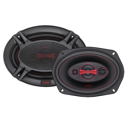 GEN-X 6x9 4-Way Coaxial Speakers 180 Watts 4-Ohm PR